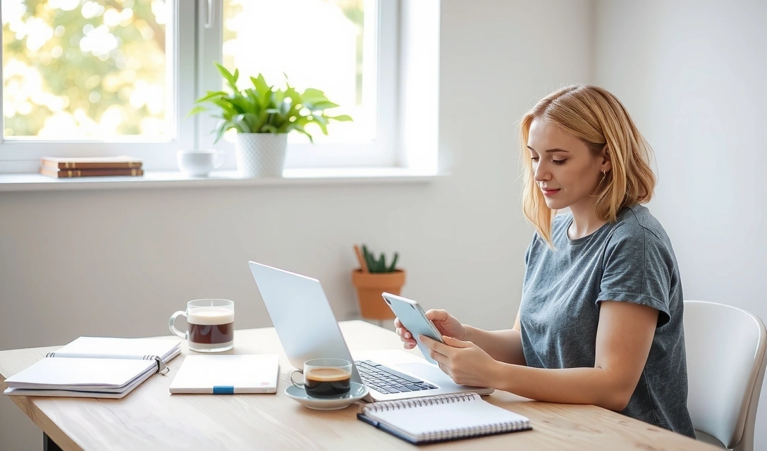 Content strategist writing engaging blog posts